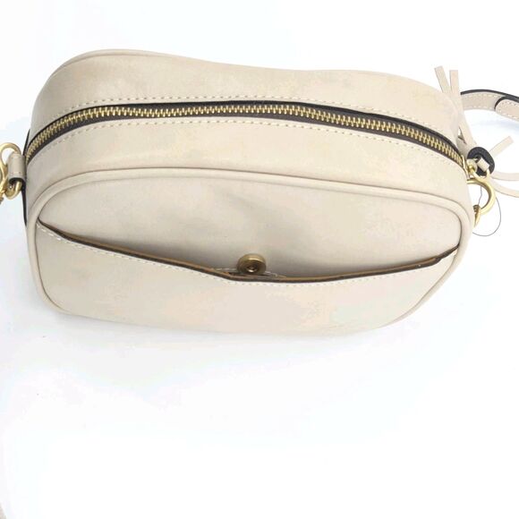 Patricia Nash Josie Small Crossbody Leather Bag Purse Greek Mirror Embroidery - Picture 4 of 10